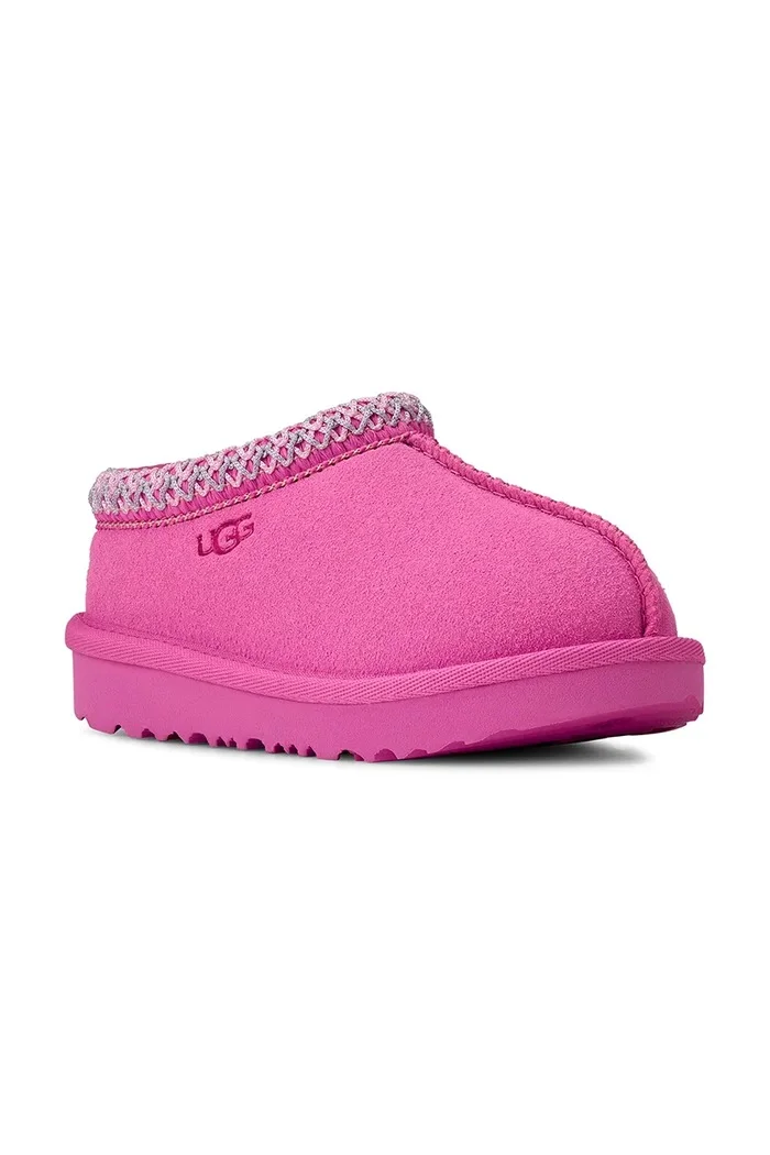 UGG пантофи за деца от велур TASMAN II розови 1019066T