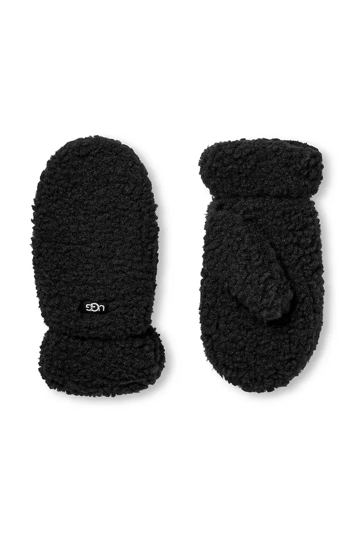UGG ръкавици без пръсти за деца FLUFF MITTEN черни 101501
