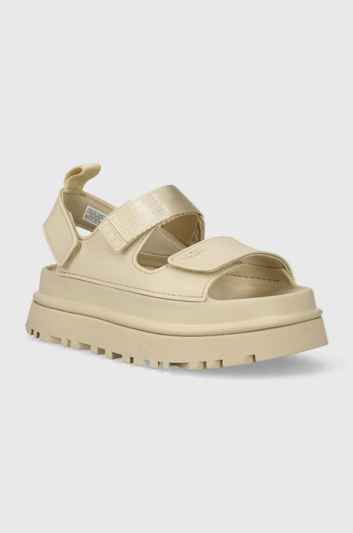 UGG Сандали Goldenglow в бежово с платформа 1152685