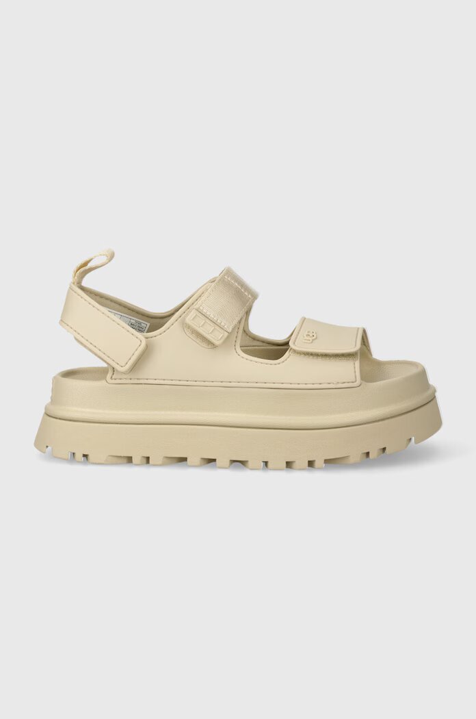 UGG Сандали Goldenglow в бежово с платформа 1152685