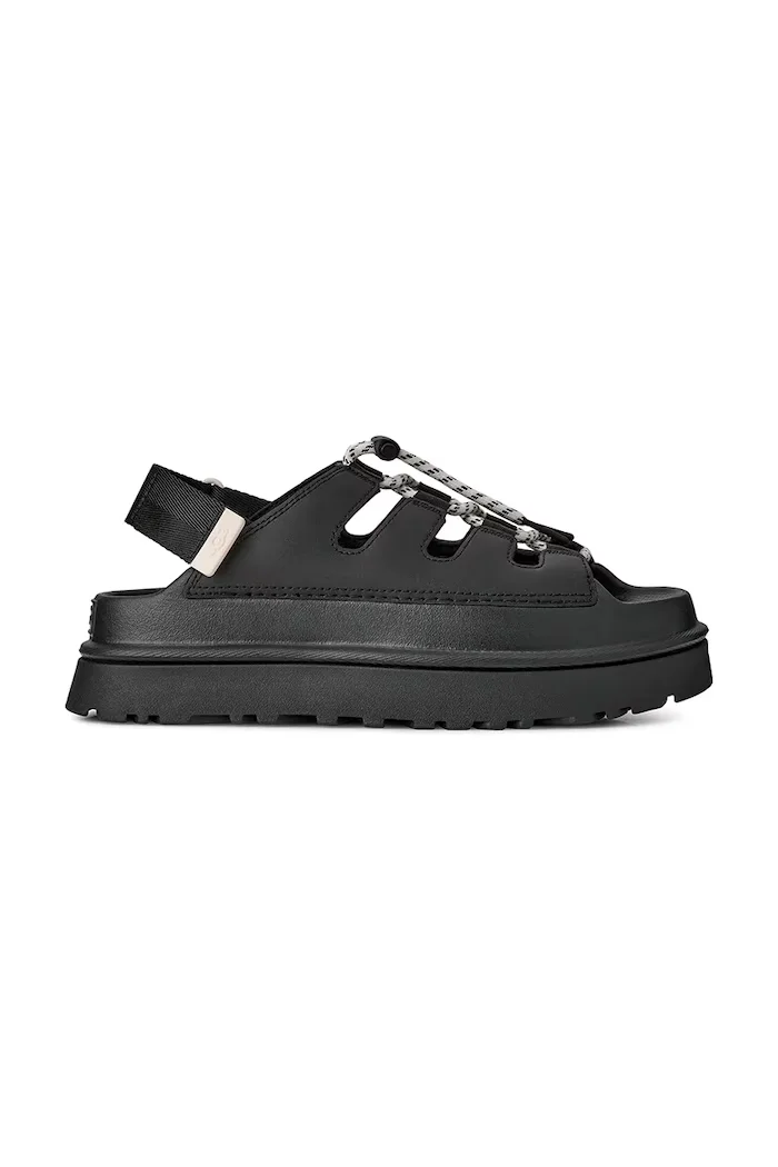UGG Сандали W Goldenglow Toggle в черно с платформа 1179370.BLK