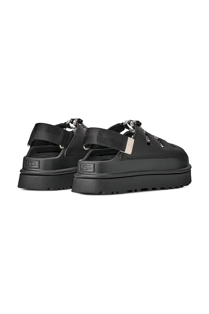 UGG Сандали W Goldenglow Toggle в черно с платформа 1179370.BLK