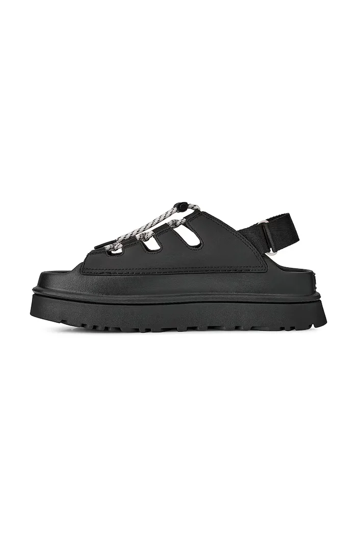 UGG Сандали W Goldenglow Toggle в черно с платформа 1179370.BLK