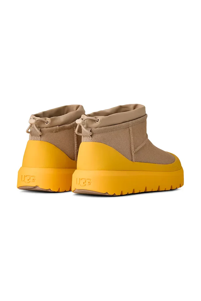 UGG Велурени апрески Cl Ultra Mini Weather Hybrid в бежово 1174196.MMM