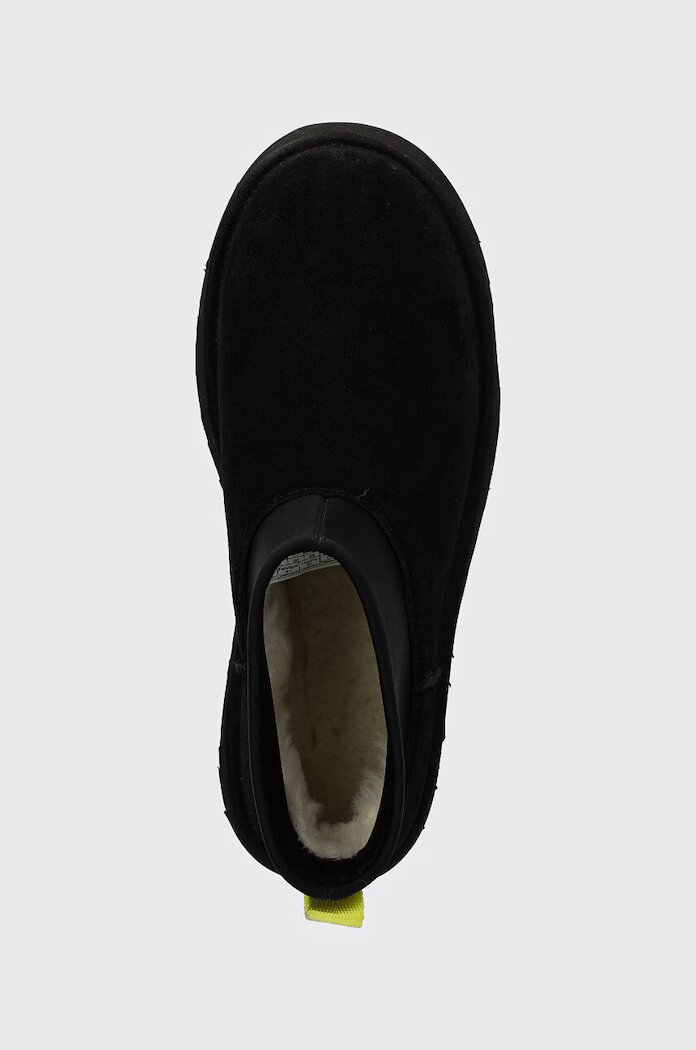 UGG Велурени апрески Classic Mini Dipper в черно 1168170-BLK