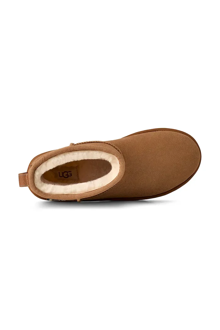 UGG Велурени апрески Classic Mini GTX в кафяво 1171150.CHE