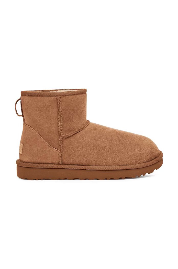 UGG Велурени апрески Classic Mini II в кафяво 1016222.CHE