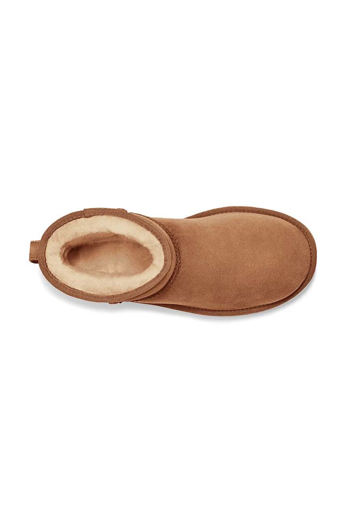 UGG Велурени апрески Classic Mini II в кафяво 1016222.CHE
