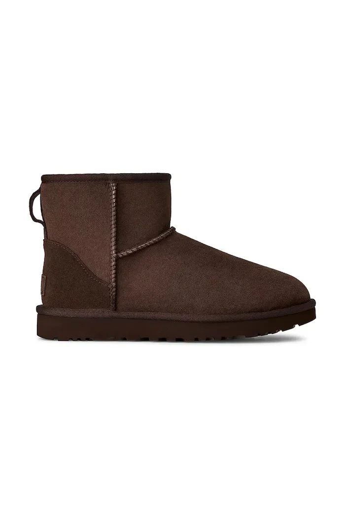UGG Велурени апрески Classic Mini II в кафяво 1016222.DDC