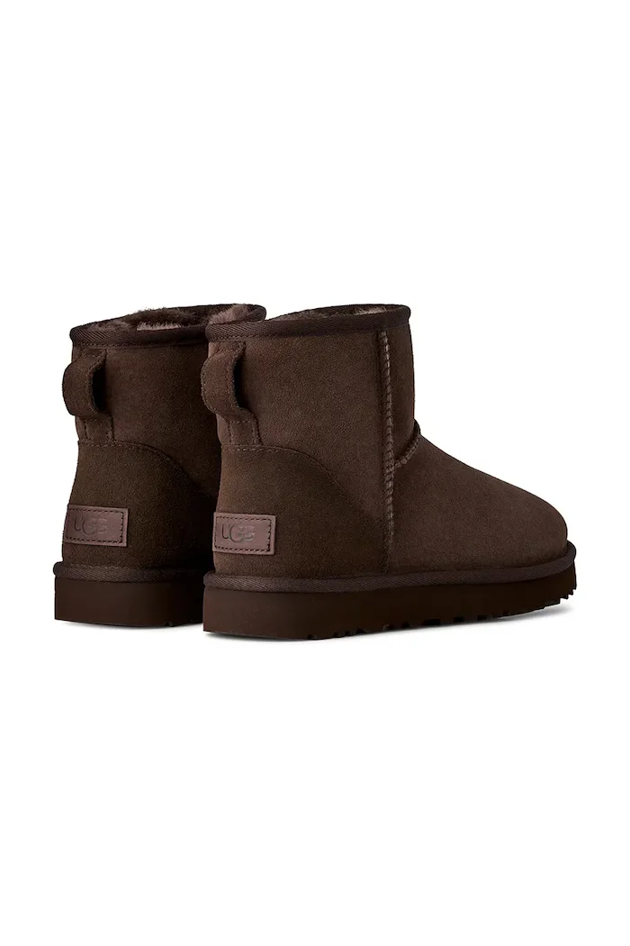 UGG Велурени апрески Classic Mini II в кафяво 1016222.DDC