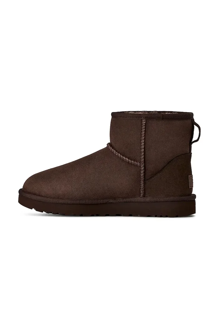 UGG Велурени апрески Classic Mini II в кафяво 1016222.DDC