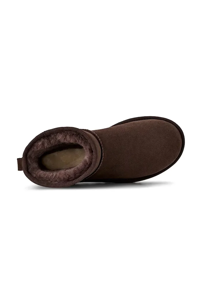 UGG Велурени апрески Classic Mini II в кафяво 1016222.DDC