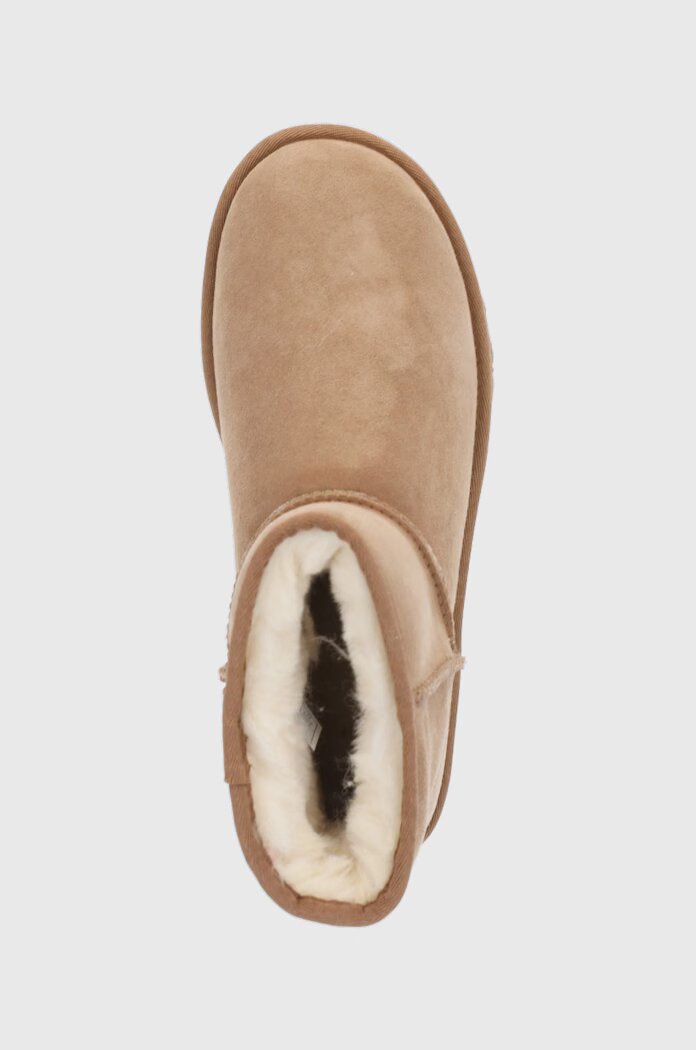 UGG Велурени апрески Classic Mini мъжки в кафяво 1002072.CHE