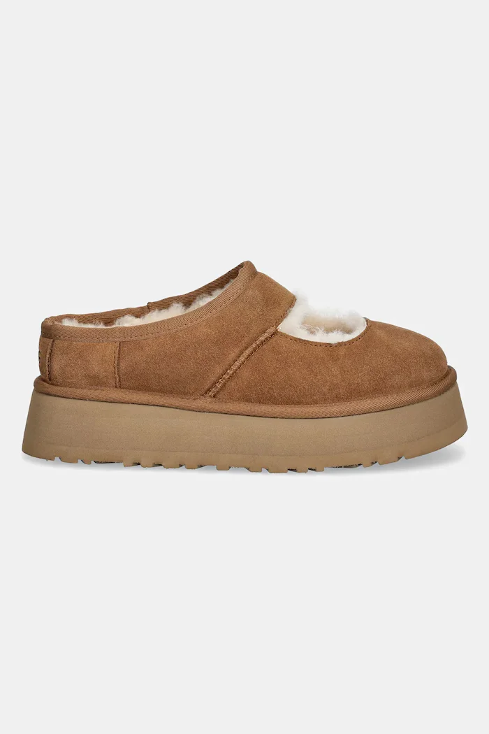 UGG Велурени чехли Bea Mary Jane в кафяво 1167612-CHE