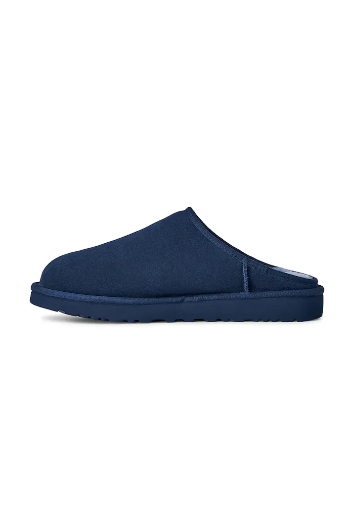UGG Велурени чехли Classic Slip-On в тъмносиньо 1129290.DEOC
