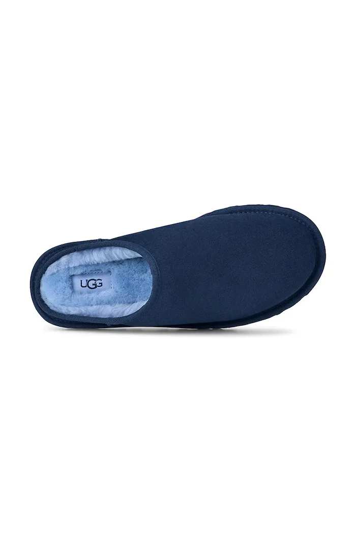 UGG Велурени чехли Classic Slip-On в тъмносиньо 1129290.DEOC