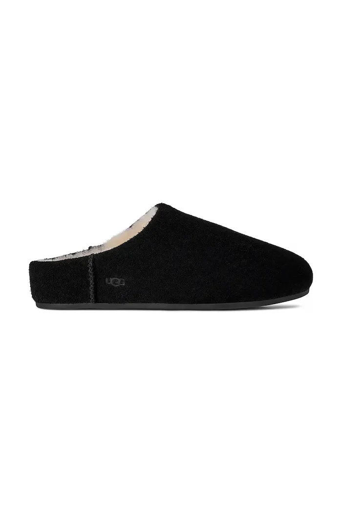 UGG Велурени чехли Elea Slip-On в черно 1171390.BLK