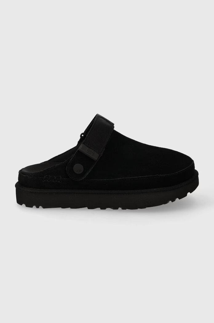 UGG Велурени чехли Goldenstar Clog в черно 1138252