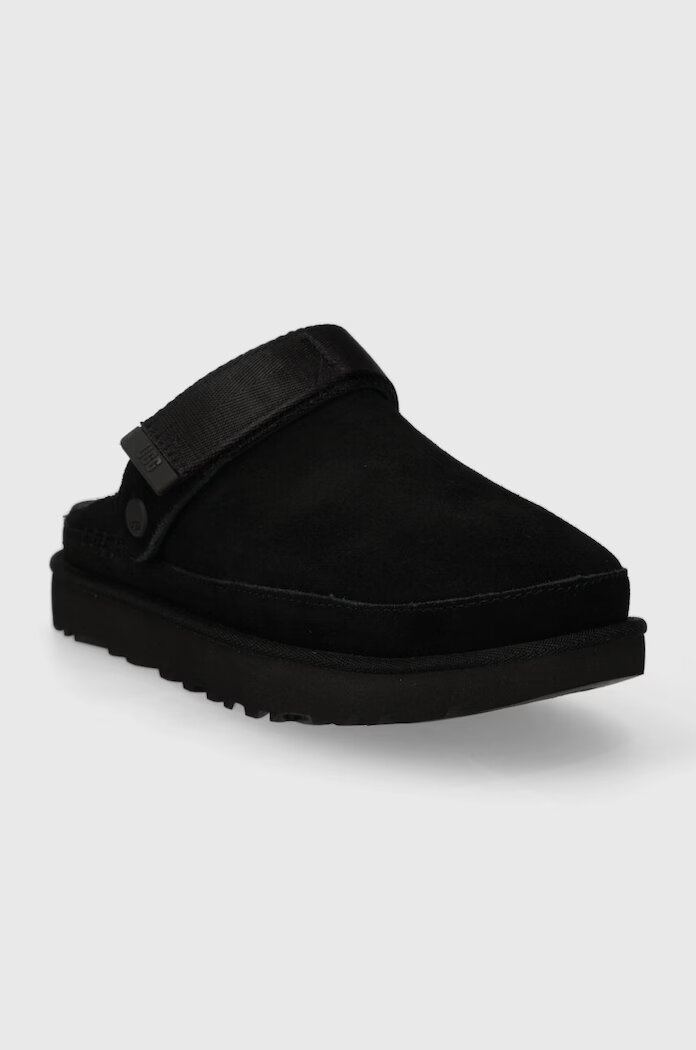 UGG Велурени чехли Goldenstar Clog в черно 1138252