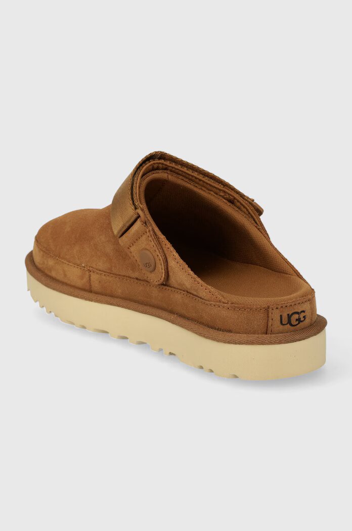 UGG Велурени чехли Goldenstar Clog в кафяво 1138252