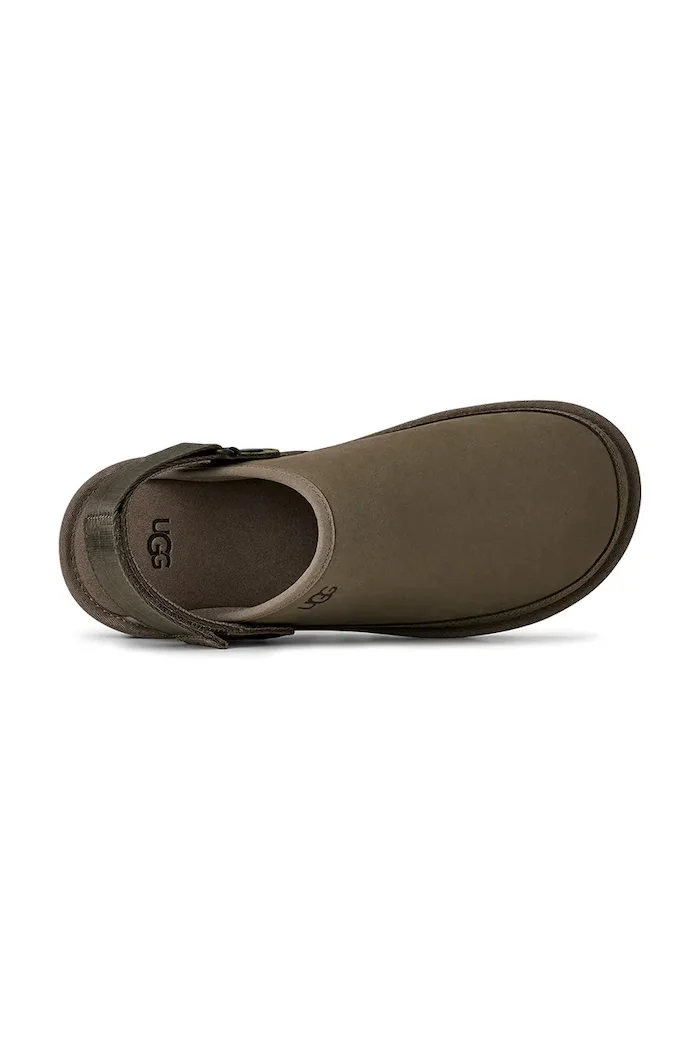 UGG Велурени чехли M Goldencoast Clog II Nubuck мъжки в кафяво 1178670.DDRG