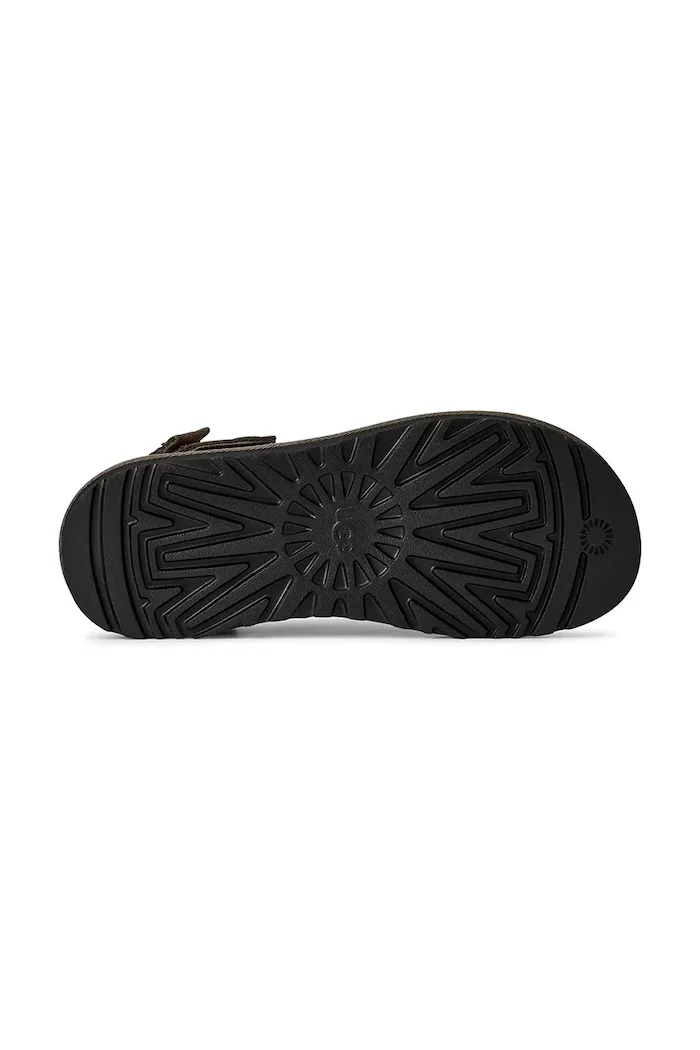 UGG Велурени чехли M Goldencoast Clog II Nubuck мъжки в кафяво 1178670.DDRG