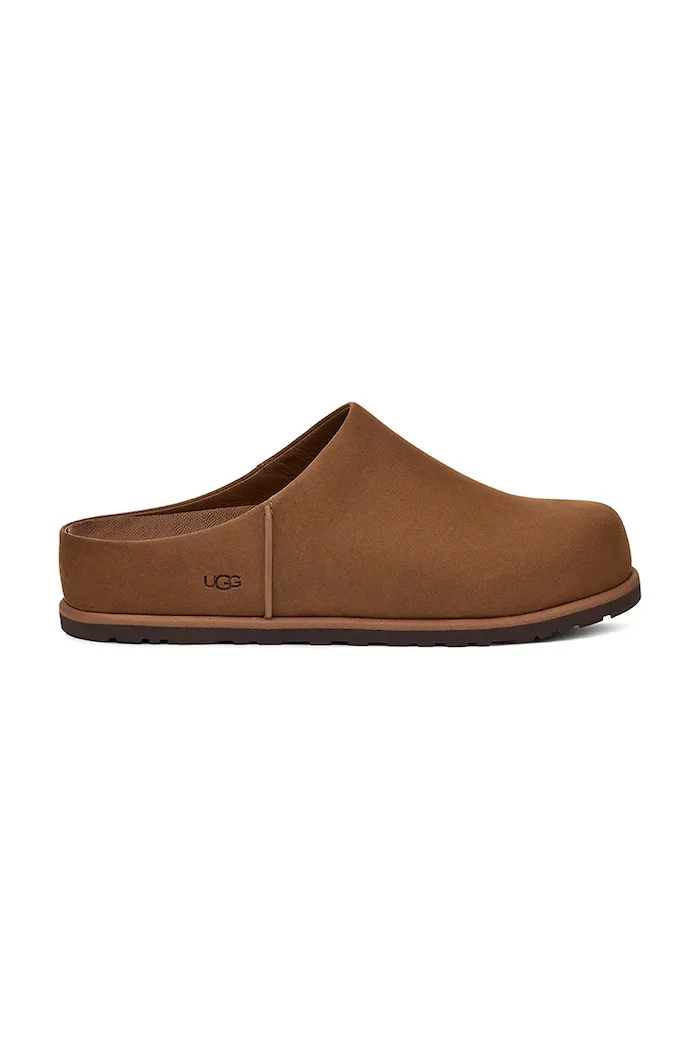 UGG Велурени чехли M Otzo Clog мъжки в кафяво 1175209.DKC