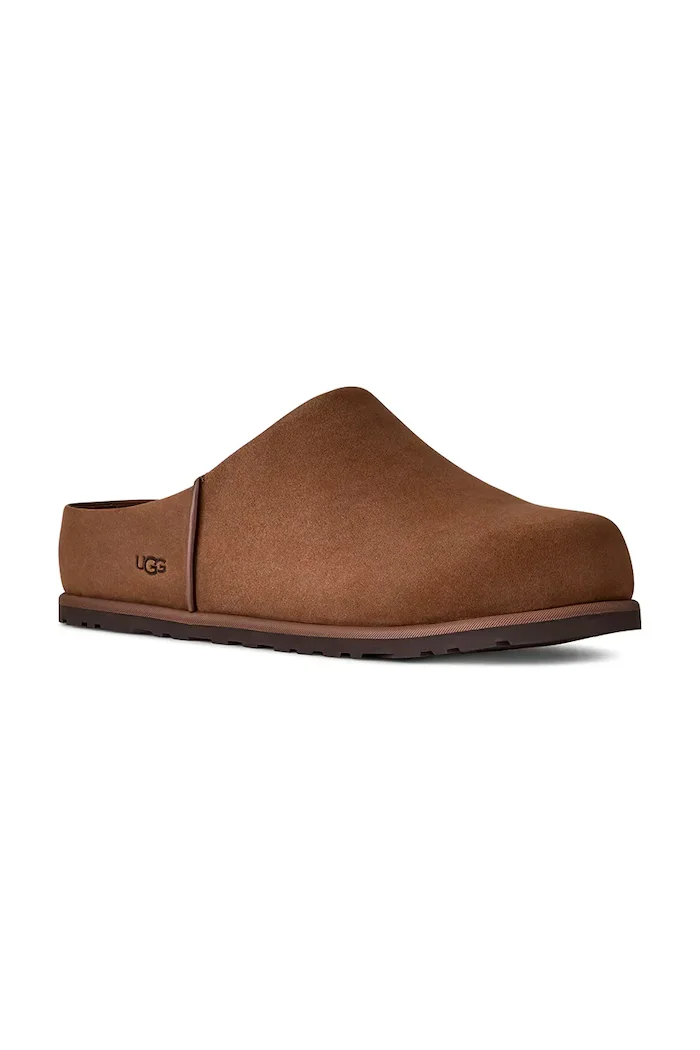 UGG Велурени чехли M Otzo Clog мъжки в кафяво 1175209.DKC