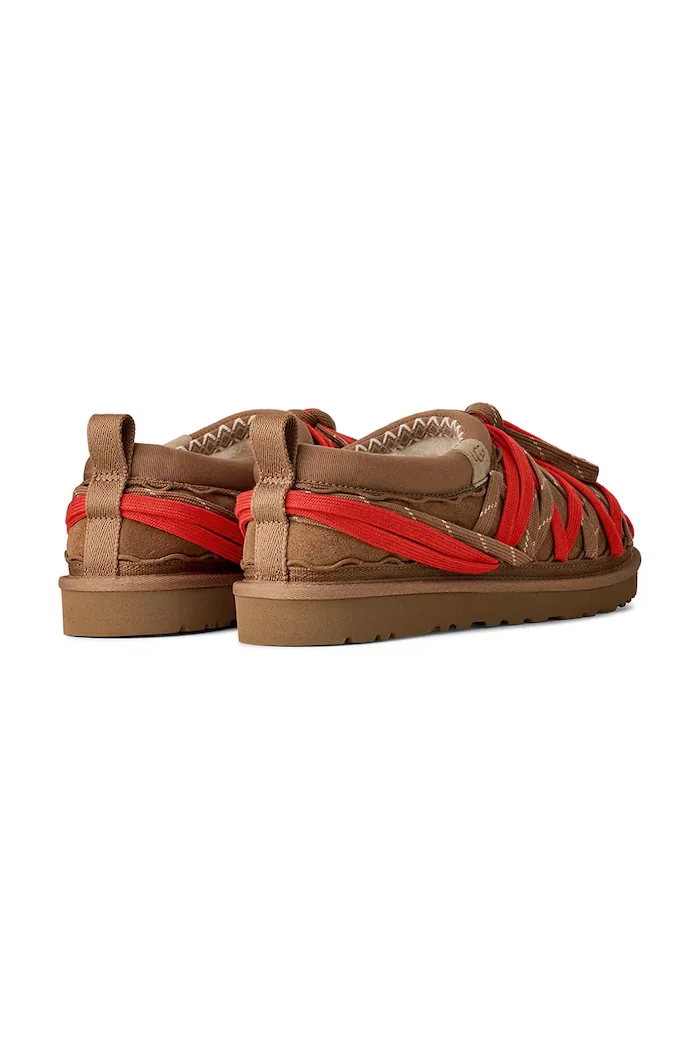 UGG Велурени чехли M Tasman Lace в кафяво 1175054.CHE
