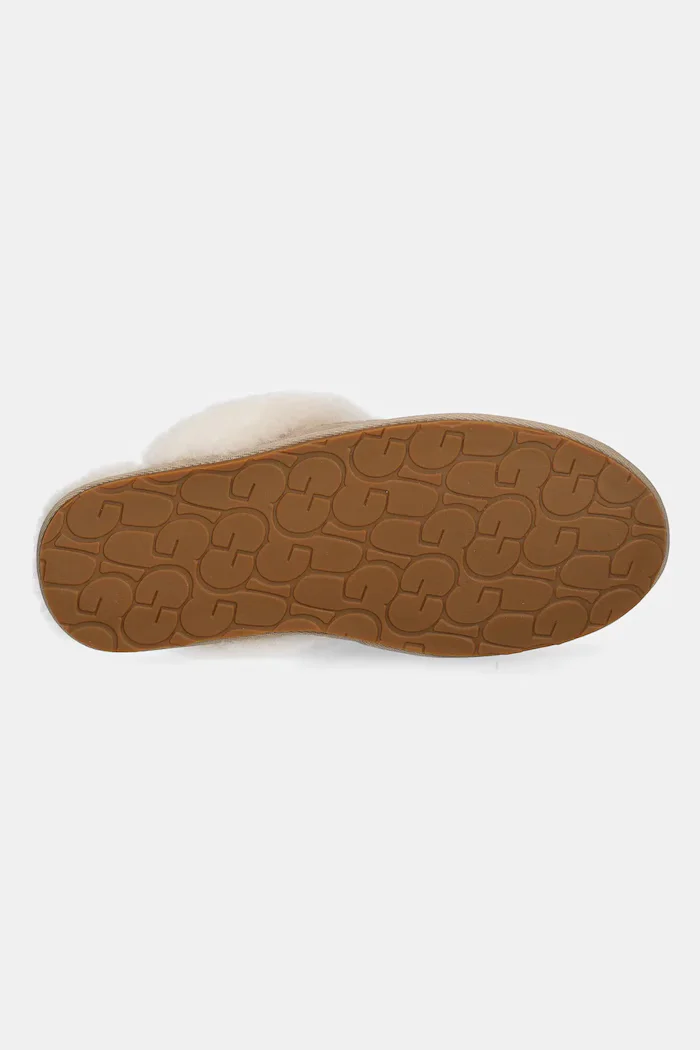 UGG Велурени чехли Scuffette II в бежово 1106872-SAN