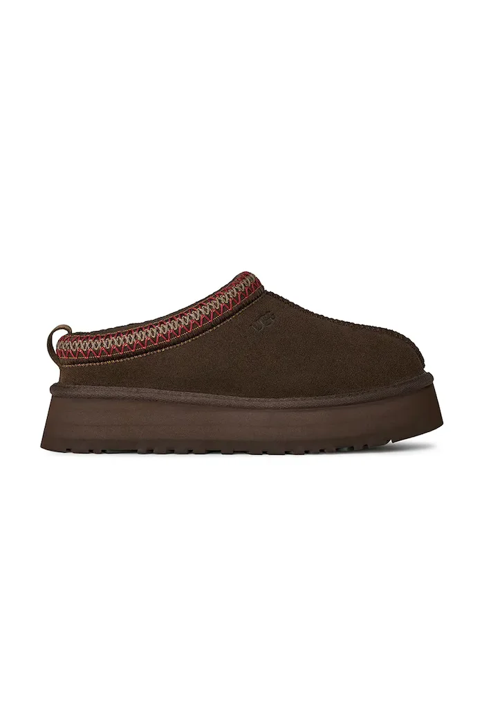 UGG Велурени чехли Tazz II в кафяво 1174471.DDC