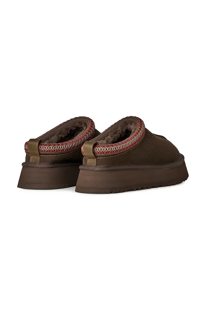 UGG Велурени чехли Tazz II в кафяво 1174471.DDC