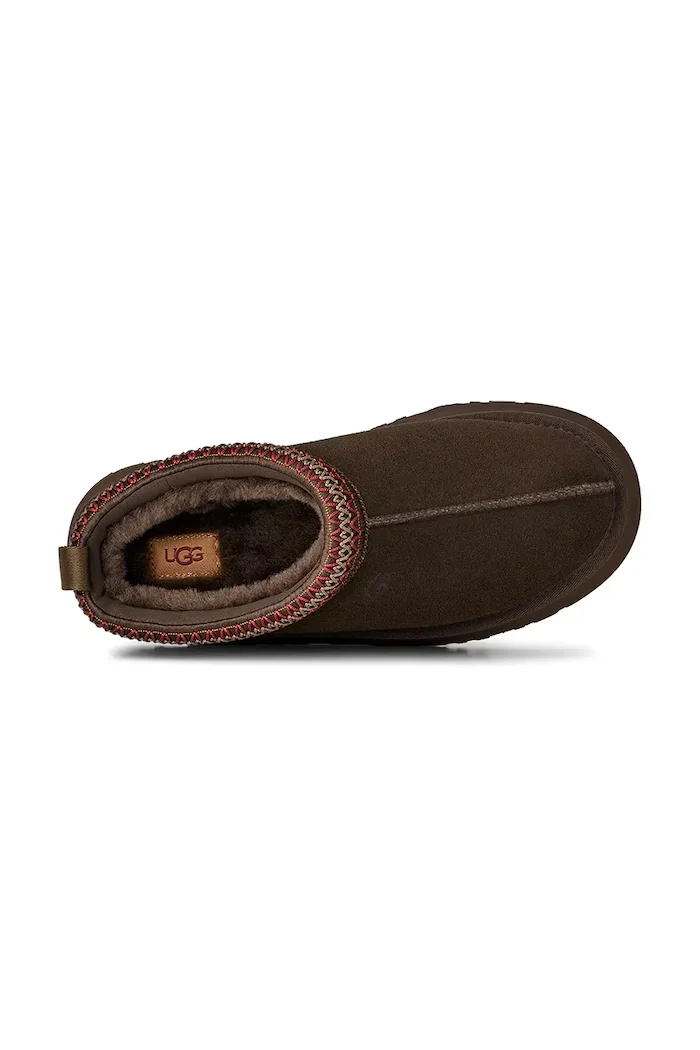UGG Велурени чехли Tazz II в кафяво 1174471.DDC