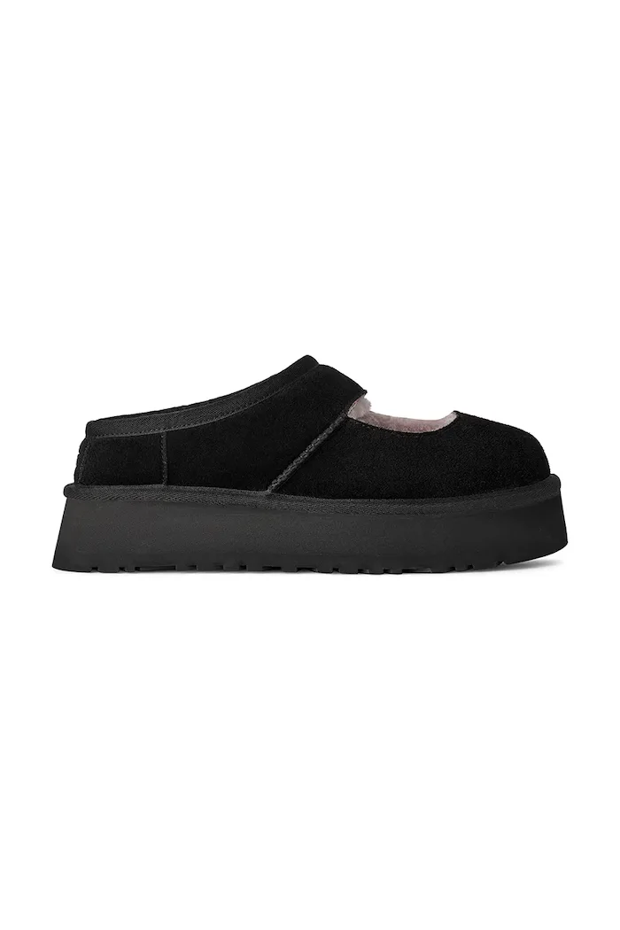 UGG Велурени чехли W Bea Mary Jane в черно 1167612.BLK