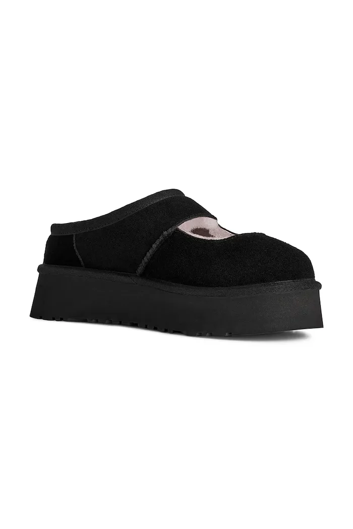 UGG Велурени чехли W Bea Mary Jane в черно 1167612.BLK
