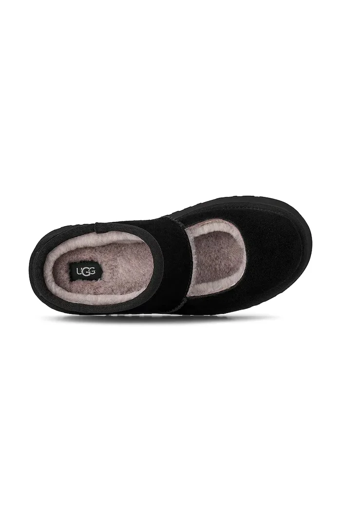 UGG Велурени чехли W Bea Mary Jane в черно 1167612.BLK