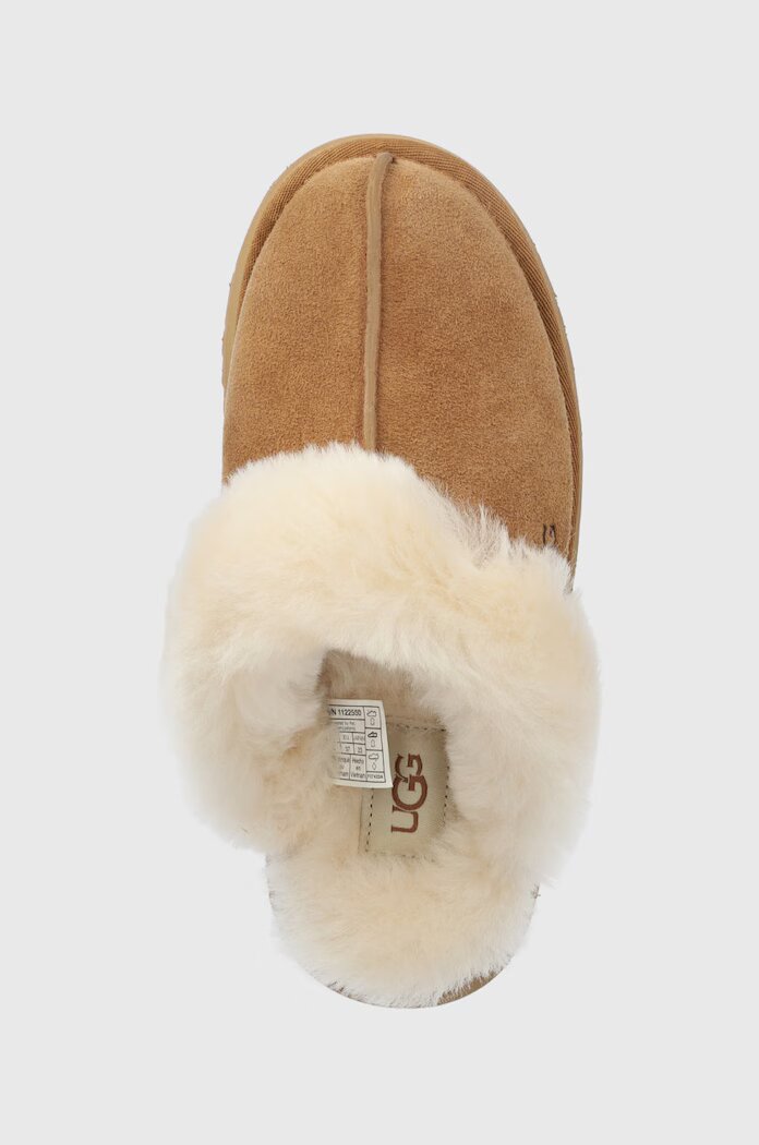 UGG Велурени чехли W Disquette W Disquette в кафяво