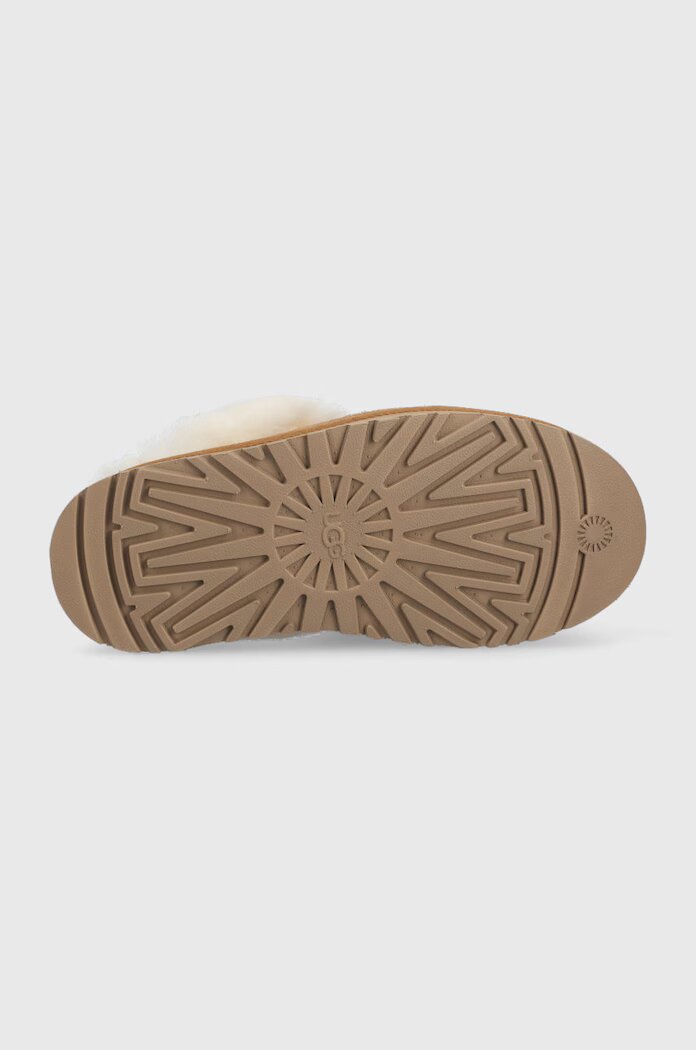 UGG Велурени чехли W Disquette W Disquette в кафяво