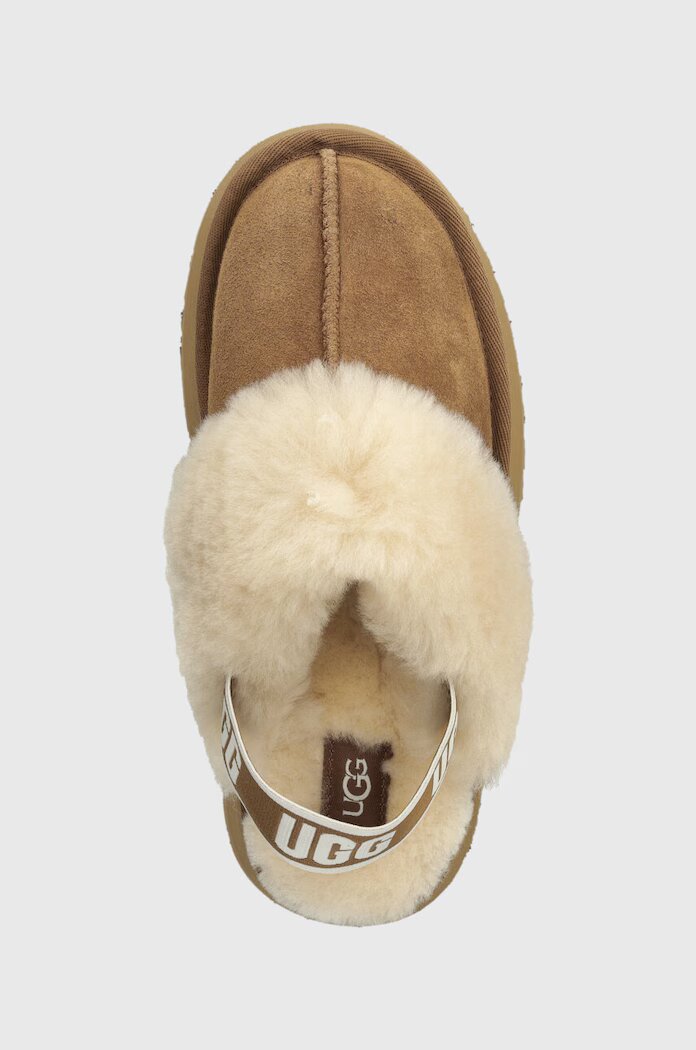 UGG Велурени чехли W FUNKETTE в кафяво 1113474 CHE