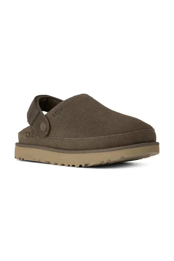 UGG Велурени чехли W Goldenstar Clog в кафяво 1138252.DNSS