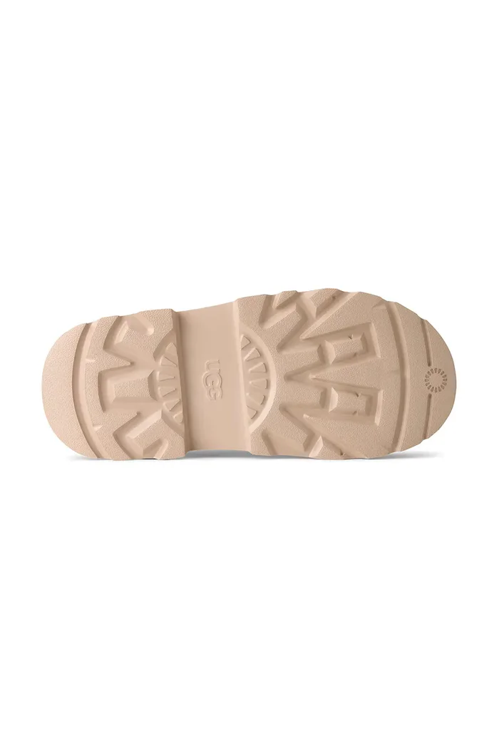UGG Велурени обувки Chelsea Lug мъжки в кафяво 1171372.CHE