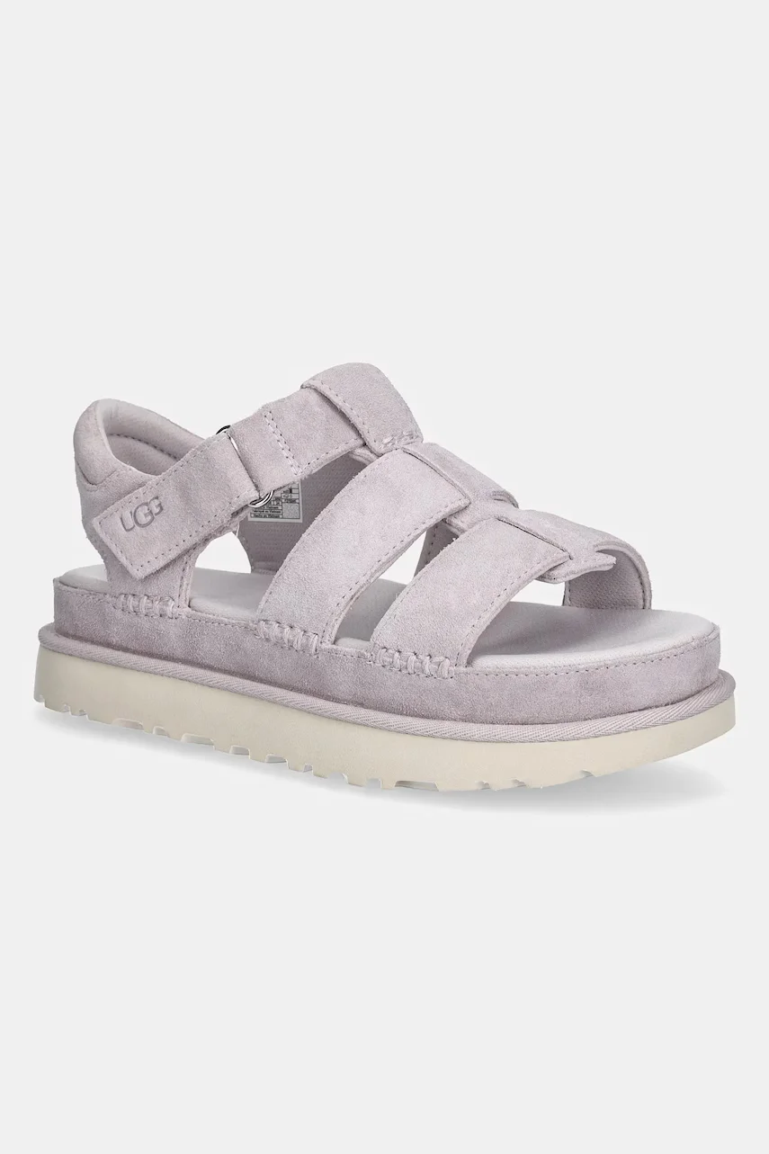 UGG Велурени сандали Goldenstar Strap