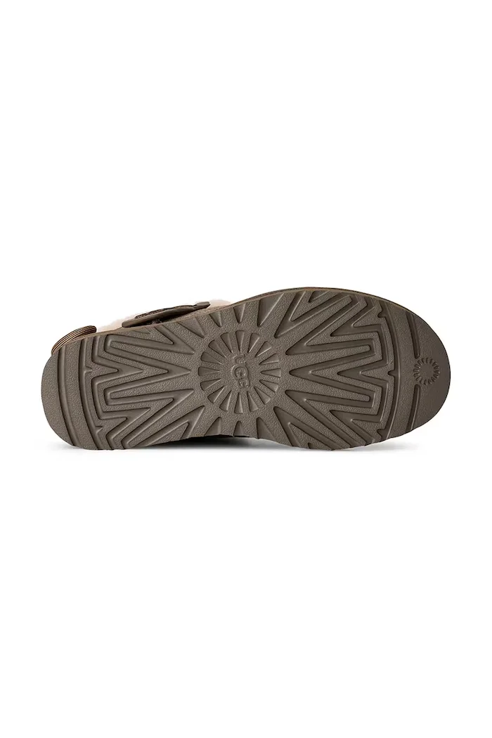 UGG W Classic Heritage Lace-Up дамски апрески от велур бежови 1180418.DDRG