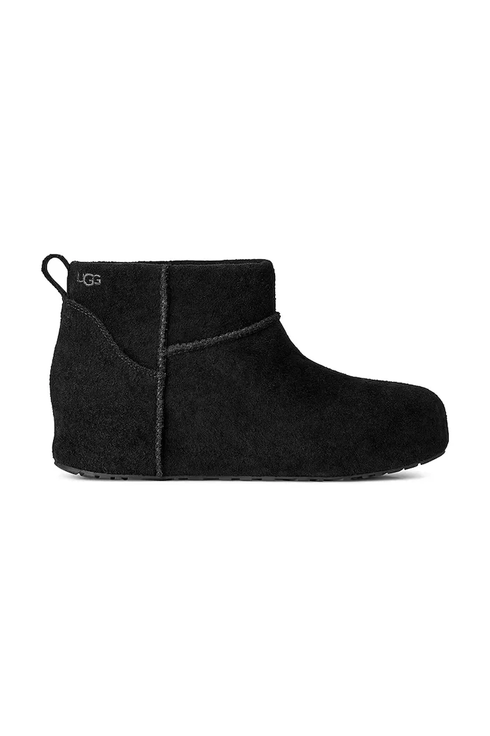 UGG W Classic Mini Enwrap апрески дамски от велур черни 1180412.BLK