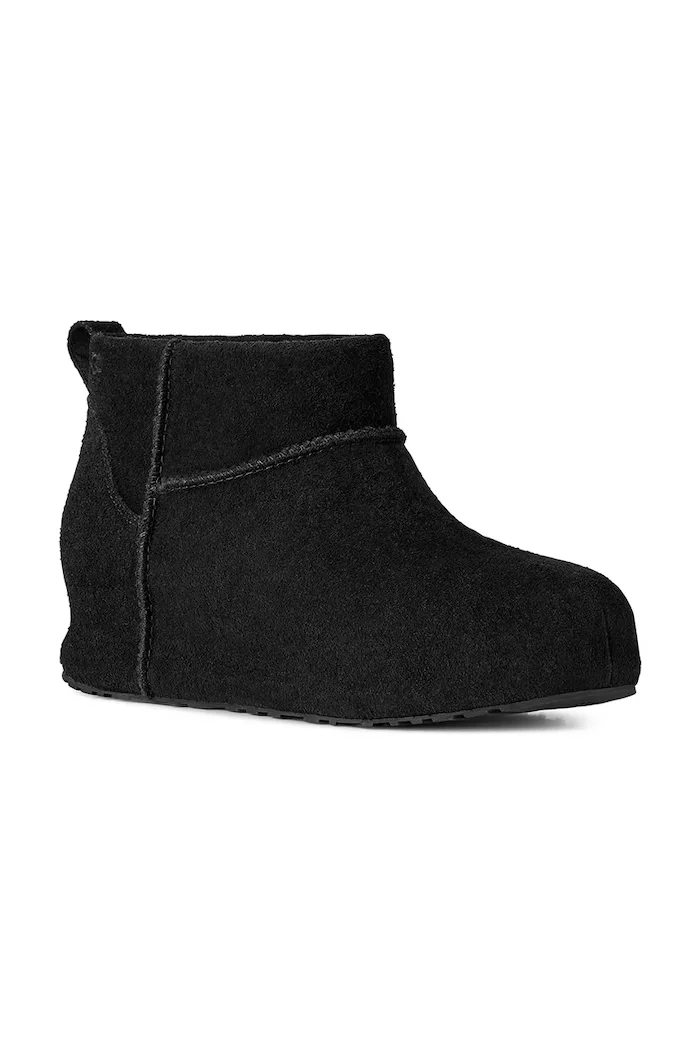 UGG W Classic Mini Enwrap апрески дамски от велур черни 1180412.BLK