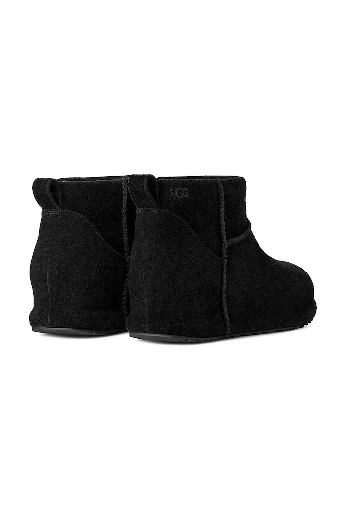 UGG W Classic Mini Enwrap апрески дамски от велур черни 1180412.BLK