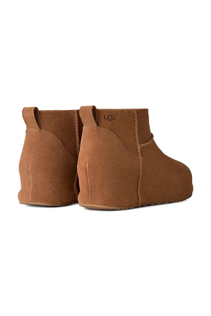 UGG W Classic Mini Enwrap апрески дамски от велур кафяви 1180412.CHE