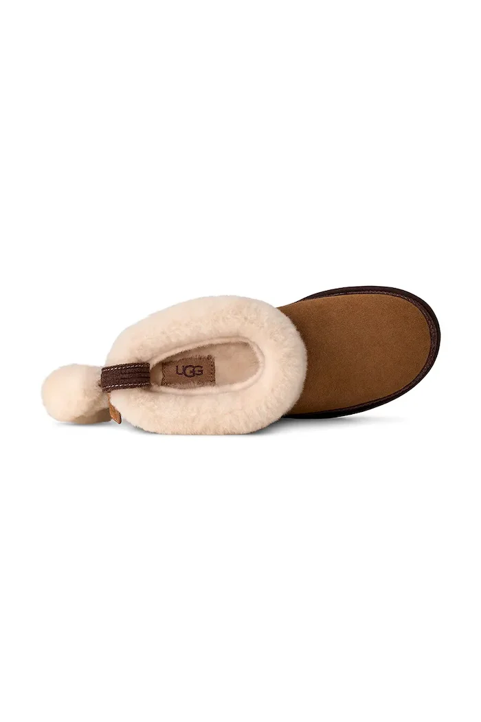 UGG W Classic Mini Heritage апрески дамски от велур кафяви 1180434.CHE