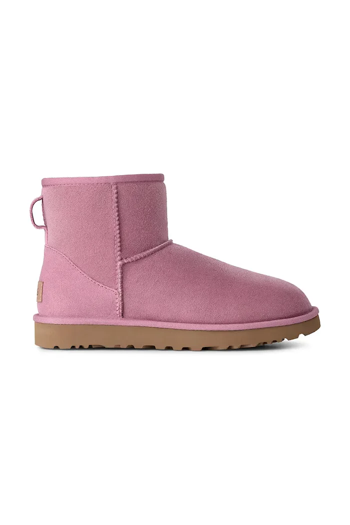 UGG W Classic Mini II апрески дамски от велур розови 1016222.DYR