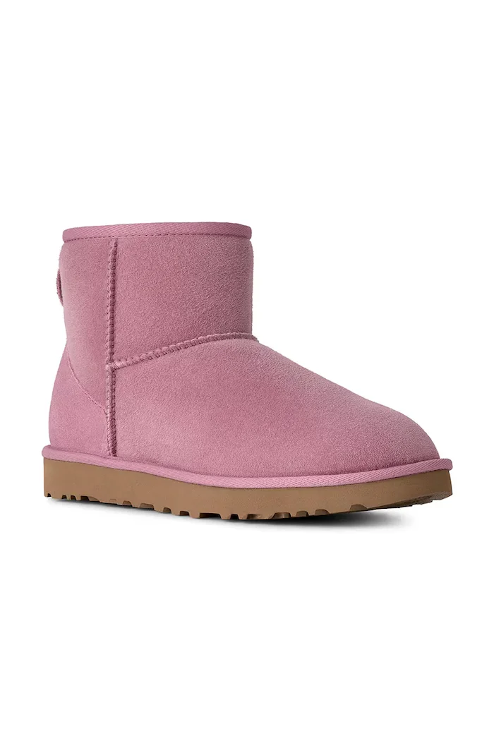 UGG W Classic Mini II апрески дамски от велур розови 1016222.DYR
